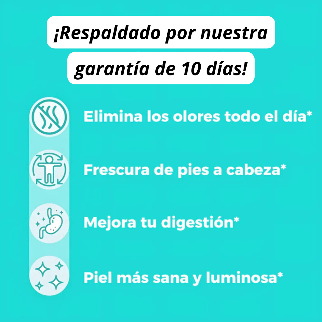 DEOS™ - 30 Cápsulas Naturales - Frescura interior y confianza todo el día